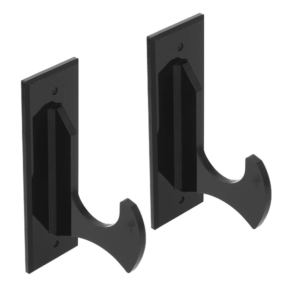 GETAJGHSD 1 Pair Black Acrylic Wall Light Bracket for Home Display with Stable, -Resistant Mounting Support