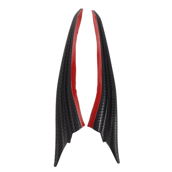 GETAJGHSD 1Pair Universal Car Front Spoiler Canards Black Aerodynamic Vehicle Modification Accessory