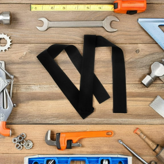 GETAJGHSD 1Pair Universal Fit Snowboard Binding Strap Black Durable Fixing Band Accessories