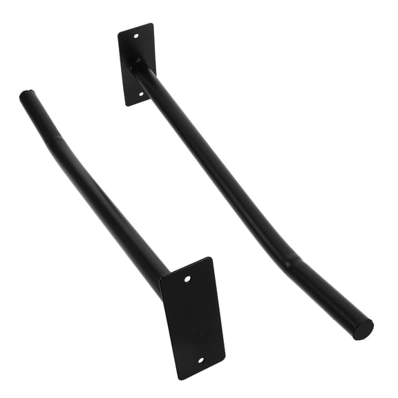 GETAJGHSD 1Pair Black Yoga Ball Holder Wall Mount Space Saving Storage Rack for Home