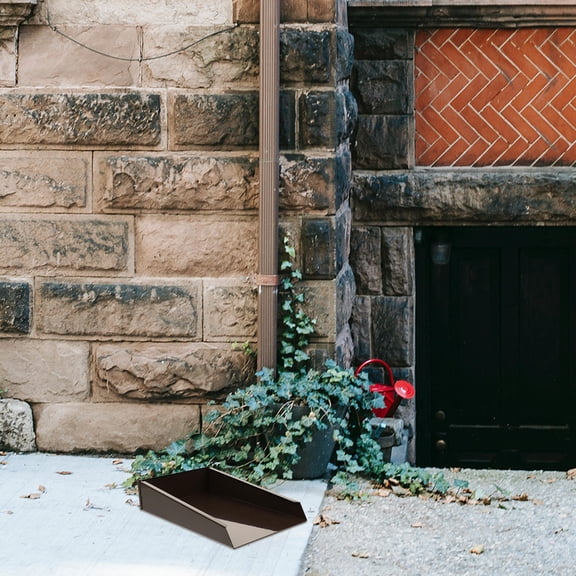 GETAJGHSD 1Pc Aluminium Alloy Rain Splashing Block Coffee Downspout Protector for House