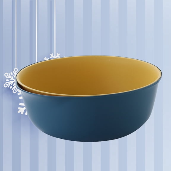 GETAJGHSD Yellow Vegetable Drainage Basket with Small Round Holes, 1 Piece Kitchen Strainer for Produce