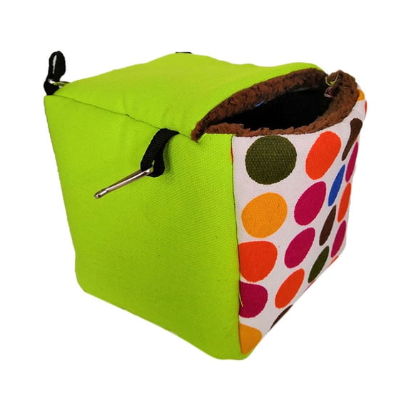 GETAJGHSD 1Pc Green Parrot Nest Comfortable Pet Bed Suitable for Floor Car and Couch