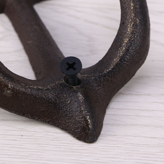 GETAJGHSD 1Pc Nautical Coffee Anchor Shape Iron Wall Pendant Home Decorative Ornament