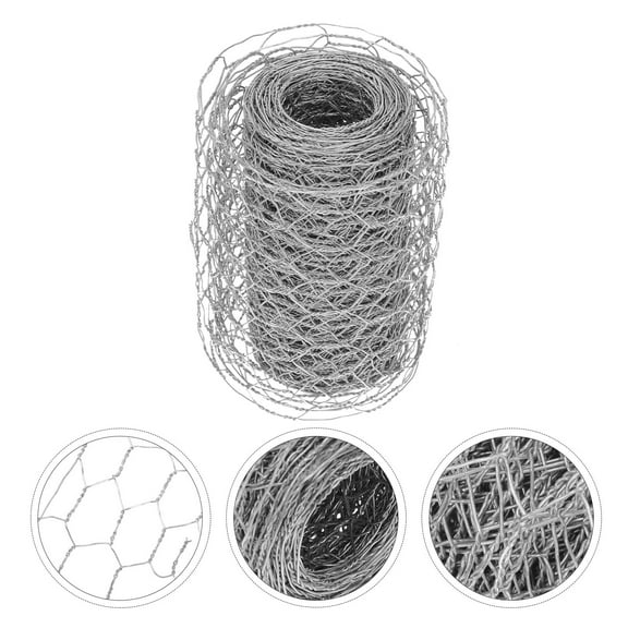 GETAJGHSD 1Pc Silver Hexagonal Wire Mesh for Poultry and Livestock Durable Galvanized Wire Net