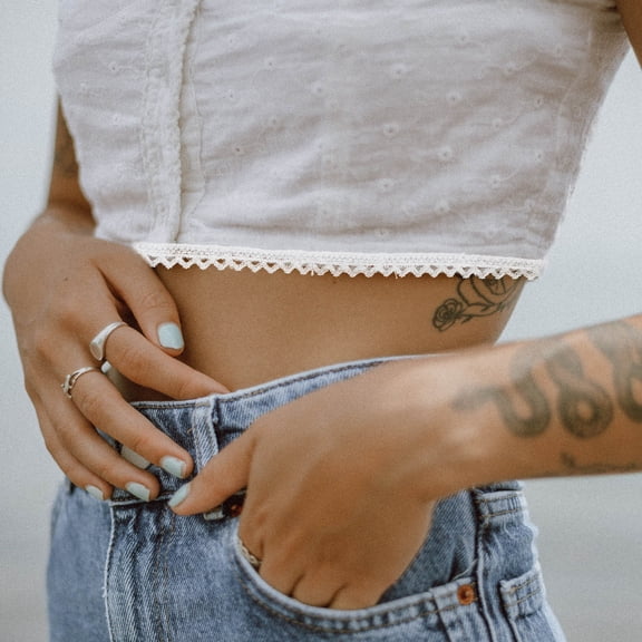 GETAJGHSD 1Pc Lace Edging Trim For Sewing White Polyester Silk Hair Accessories DIY