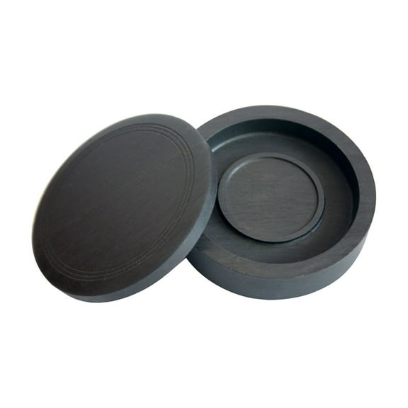 GETAJGHSD 1Pcs Chinese Calligraphy Inkstone Black Rectangular for Oriental Writing Tool Ink Container
