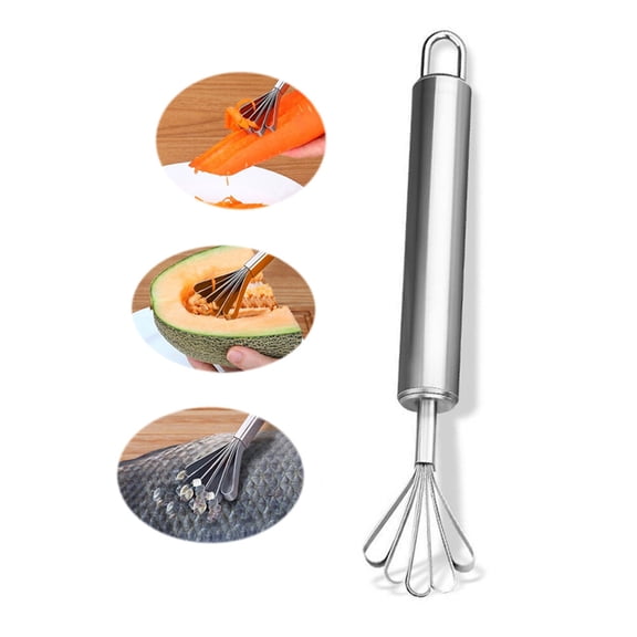 GETAJGHSD 1Pcs Fish Skin Scraping Scale Peeler Stainless Steel for Kitchen Use and Fish Cleaning