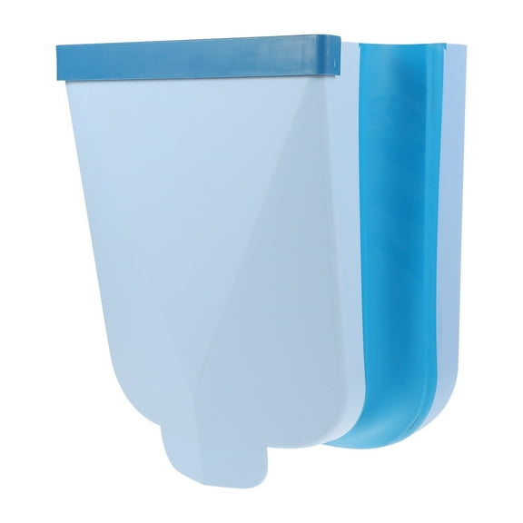 GETAJGHSD Trash Can Blue Easy to Take Out and Clean 1Pcs 11.8x9.8x6.5in
