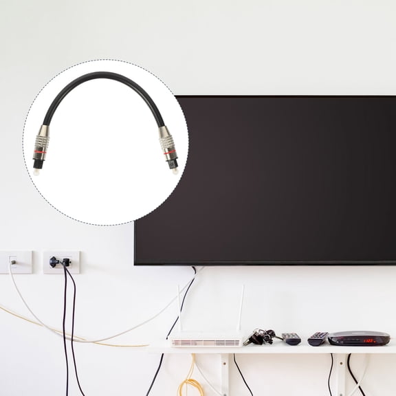 GETAJGHSD 1Pcs Scientific Design Optical Audio Cable Digital Optical Cord for Daily Use 7.9In