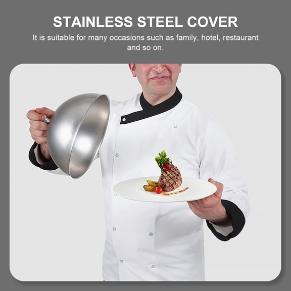 GETAJGHSD 1Pcs Steel Dome Food Cover Grilling Accessory To Keep Food Clean
