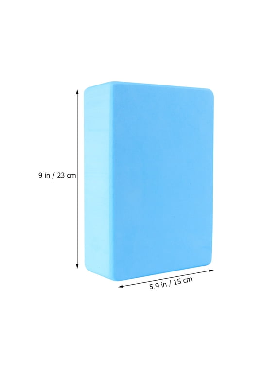1Pcs Yoga Blocks High Density Anti-pressure Blue Exercise Blocks for Yoga Lovers