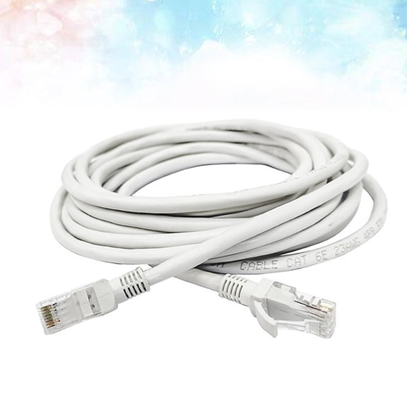 GETAJGHSD High Performance White Network Cable Rj45 Ethernet Cord for Fast Internet