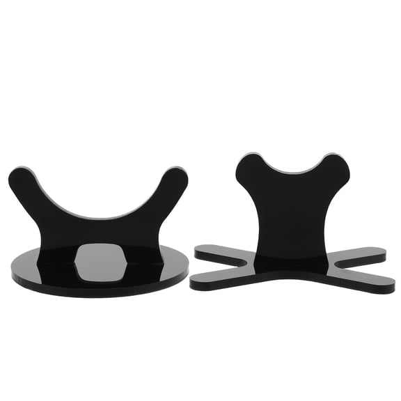GETAJGHSD 1Set Black Acrylic Baseball Bat Rack Stand for Display and Desktop Organization