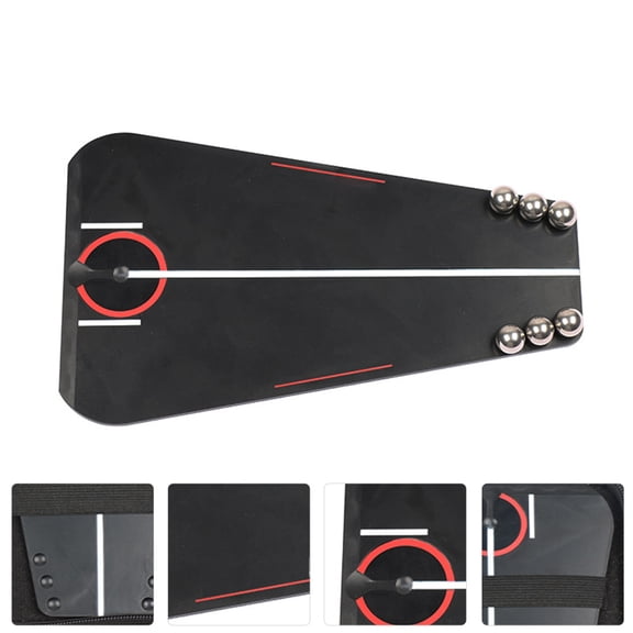 GETAJGHSD 1Set Black Putter Trainer Exercise Device Indoor Portable Golf Putting Practice Tool