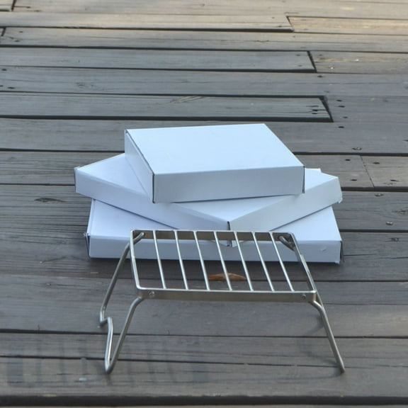 GETAJGHSD Compact Portable Small Rectangular Grill 1 Set 10.8x9.3x5.1in Ideal for Men Women Families Outdoor Cooking