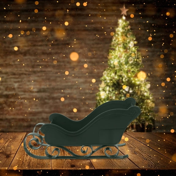 GETAJGHSD Plastic Sled Pendant Sleigh Decoration Set