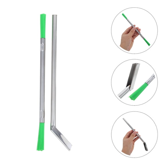 GETAJGHSD 1Set Portable Elevator Gap Cleaning Tool with Special Brush for Thorough Debris Removal