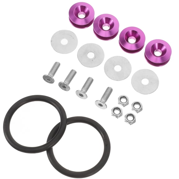 GETAJGHSD 1Set Front Rear Bumper Clips Quick Release Kit with Stainless Steel Bolt and Aluminum