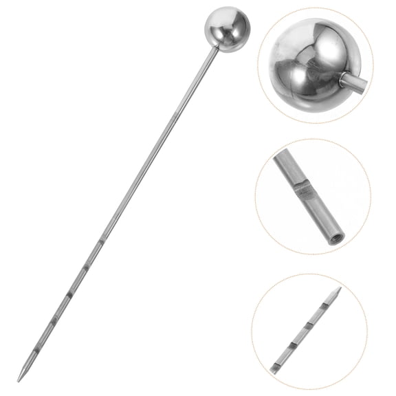 GETAJGHSD 1Set Heavy Duty Stainless Steel Soil Sampler Probe for Home Use Garden Lawn and Field Testing