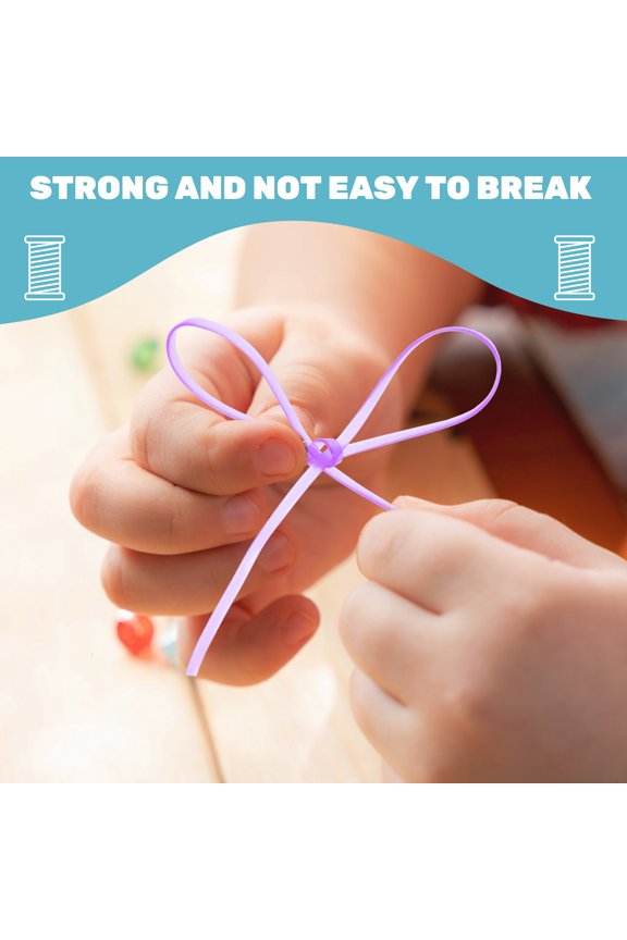 1Set Plastic Flat Lanyard String for DIY Friendship Bracelets and Keychain Making Supplies