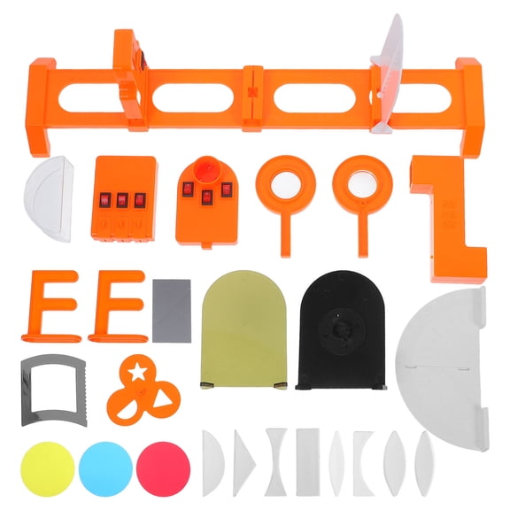 GETAJGHSD 1Set Portable Physics Experiment Kit with Comprehensive Optics Activities and Safety ABS Material
