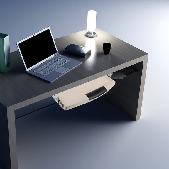 GETAJGHSD 1Set Practical Keyboard Storage Tray Under Desk Slide Out Drawer for Workspace Organization