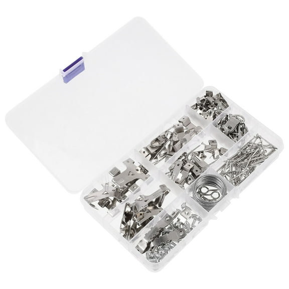 GETAJGHSD Heavy Duty Picture Hanging Tool Set for Posters, Frames, Wall Art - Iron, Compact 3x3x0.5cm