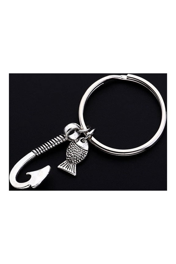 Outdoor Fish Fishing Keychain Alloy 1Pack Bag Decoration Keychains