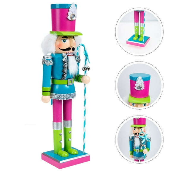 GETAJGHSD 1Set Sky-Blue Soldier Shape Nutcracker Ornament for Christmas and Holiday Celebrations