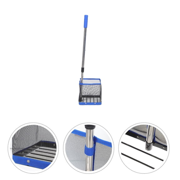 GETAJGHSD Tennis Picker with Extendable Telescopic Handle Nylon Table Tennis Collector for Easy Storage