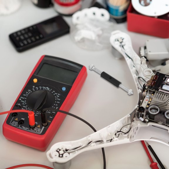 GETAJGHSD 1Set Wall Mount Outlet Repair Device with Flexible Installation Switch Box Support Rod Black