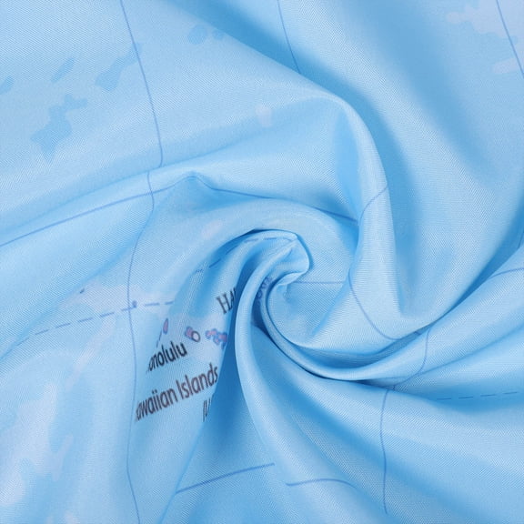 GETAJGHSD World Map Shower Curtain Polyester Home Bathroom Decoration for Families 1 Set