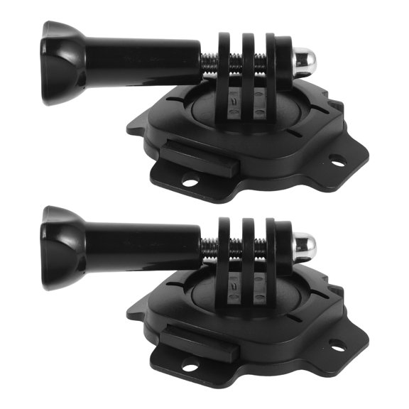 GETAJGHSD 2 Sets 360 Degree Rotating Camera Mount Base Plastic Iron