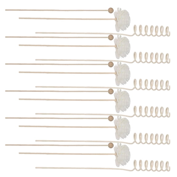 GETAJGHSD 2 Sets Reed Diffuser Sticks, Handmade Wood Beige, for Bathroom