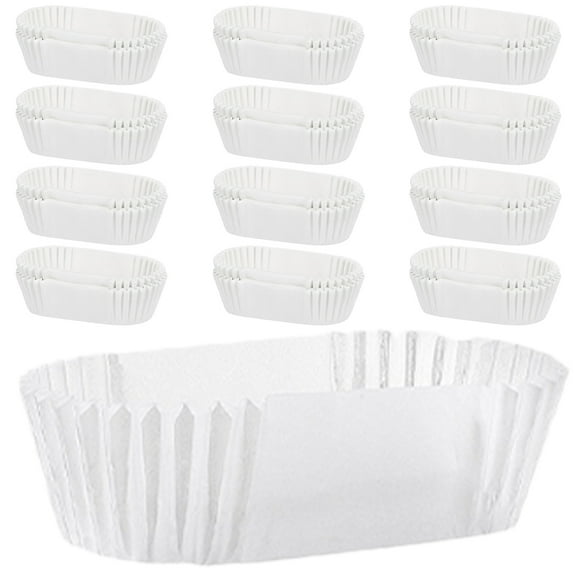 GETAJGHSD 2000Pcs White Disposable Paper Cake Cups Lightweight and Portable Baking Supplies