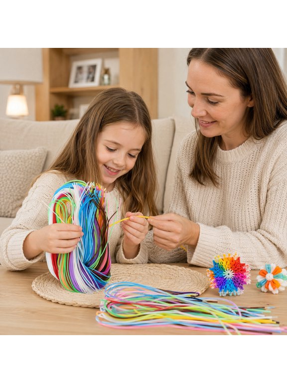 200 Pcs Assorted Colors PVC Craft Cord, Plastic Lacing String for Keychains, Keyrings, Bracelets & Weaving Crafts