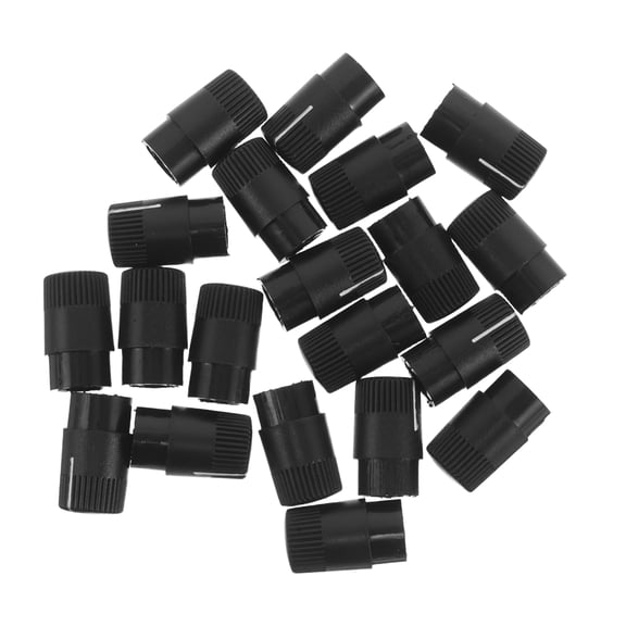 GETAJGHSD 20Pcs Easy Grip Half Shaft Potentiometer Knobs for Guitar Pedal Amplifier Mixer