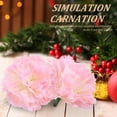thumbnail image 1 of GETAJGHSD 20pcs DIY Carnation Artificial Carnation Round Petals Ornamental Flowers for Scene Layout, 1 of 8
