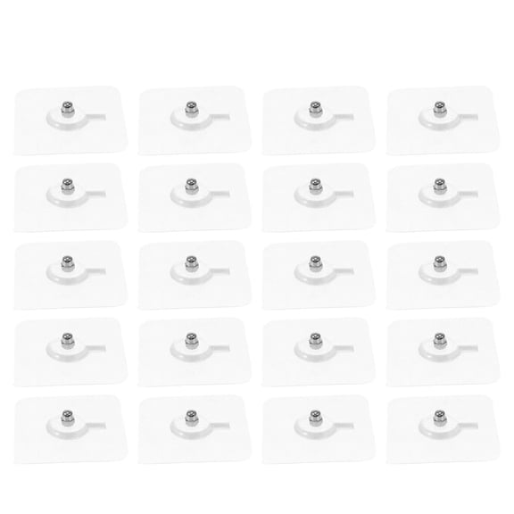 GETAJGHSD 20Pcs Plastic Non-Trace Wall Picture Hooks for Photo Frame Wall Hooking