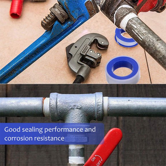 GETAJGHSD 20Pcs Plumbing Tape Assorted Color Durable Ptfe Tape for Home Faucet Hose Applications