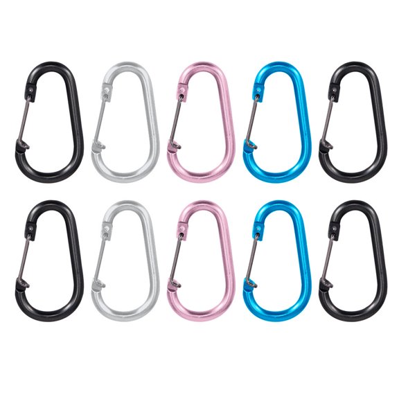 GETAJGHSD 20Pcs Multi Functional Aluminium Alloy Bottle Carrying Clips for Outdoors