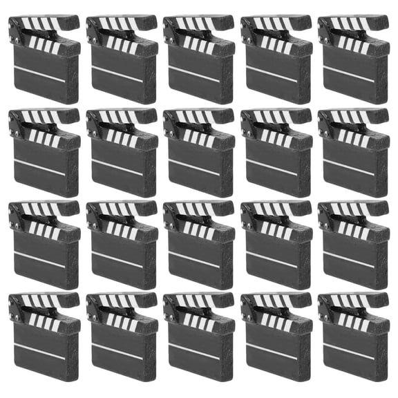 GETAJGHSD 20Pcs Fine Workmanship Resin Craft Ornament Clapper Board Phone Shell Decor