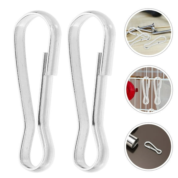 GETAJGHSD 20Pcs Heavy Duty Stainless Steel Spring Clips for Secure Hanging Solutions