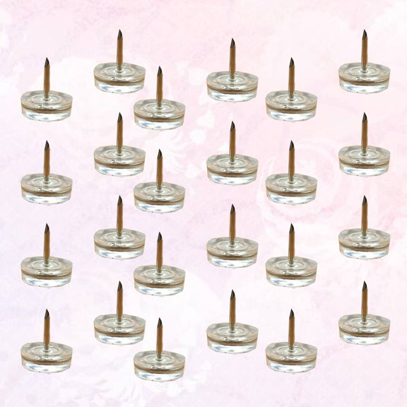 GETAJGHSD 24PCS AntiSlide Furniture Tacks Nylon Transparent Prevent Scratching