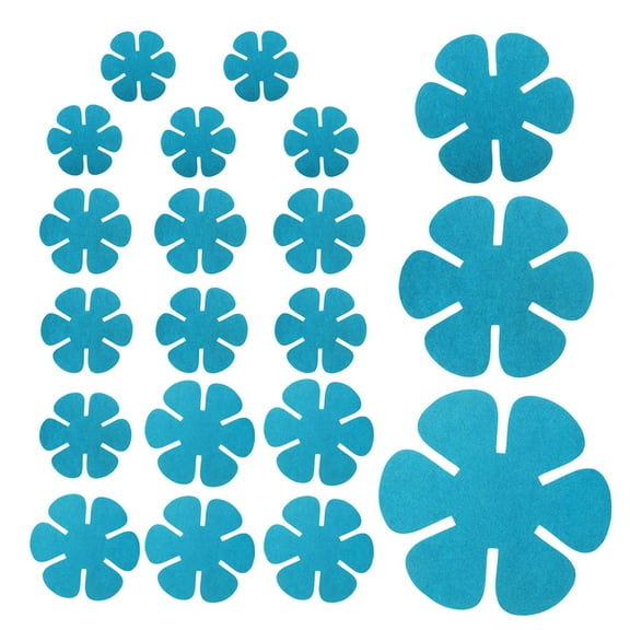 GETAJGHSD 24Pcs Pot Pan Divider Pads Blue Felt Heat Resistant Non Slip Kitchen Hot Pads