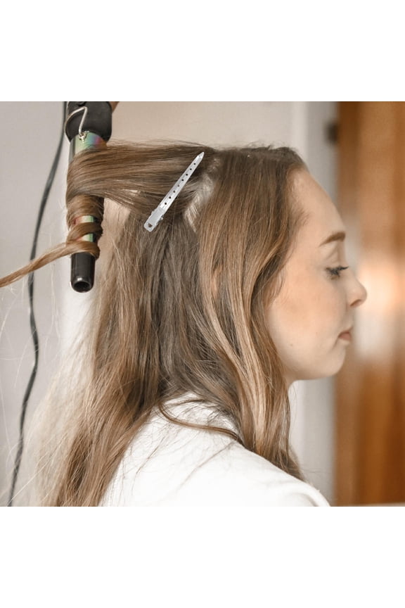 24Pcs Metal Duckbill Hair Clips for Salon Barber Hairdressing and Home Hair Cutting