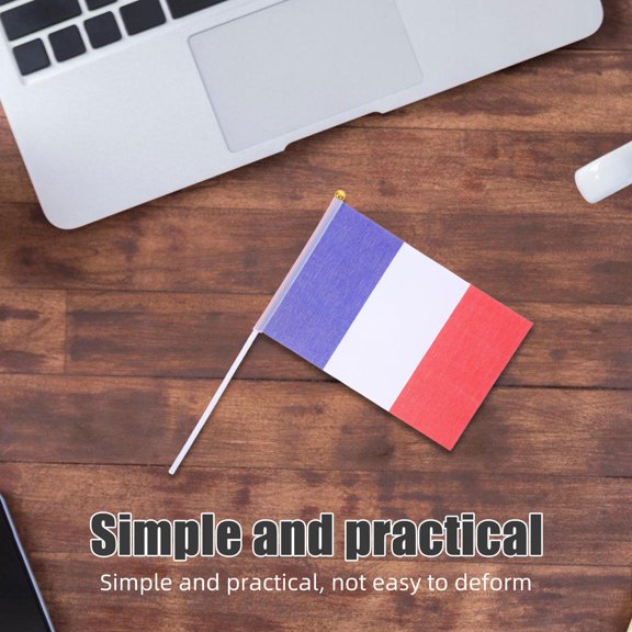 GETAJGHSD 25Pcs Desktop Decorations Featuring Hand Waving Flags In Multi Polyester For Celebrations