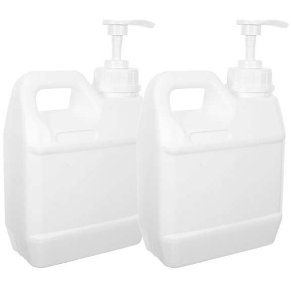 GETAJGHSD 2PCS Square Chemical Storage Container for Home Use White HDPE for Families