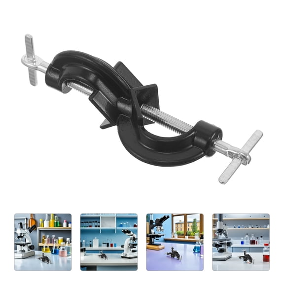 GETAJGHSD 2Pcs Heavy Duty Lab Rod Cross Clamp Adjustable Clamp Holder for Chemistry Stand